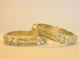 American Diamond Bangles-ADB2JG2.6